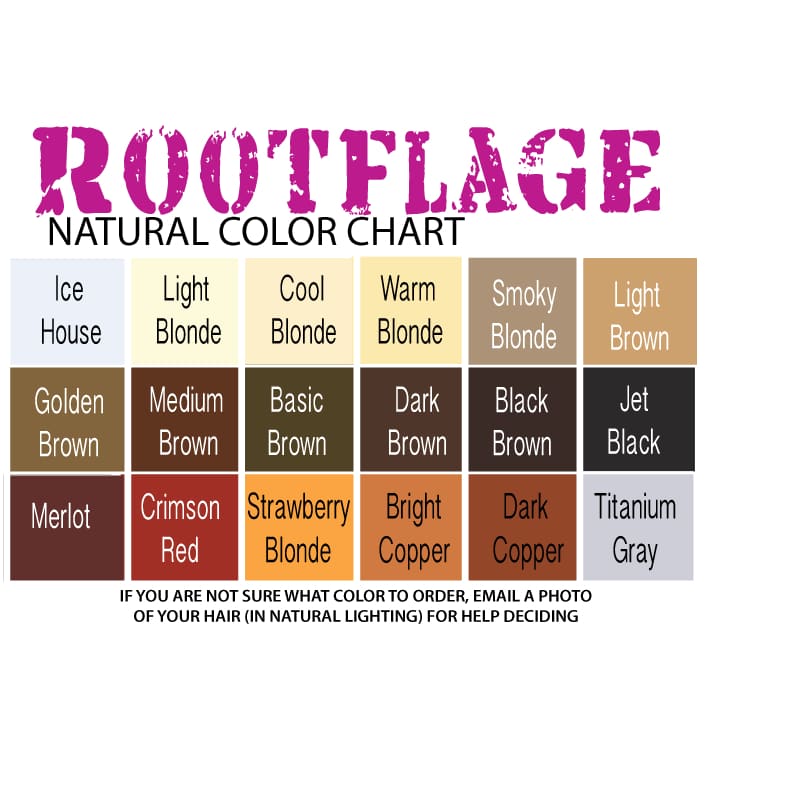 Basic Brown Rootflage Root Touch Up & Temporary Hair Color - Rootflage