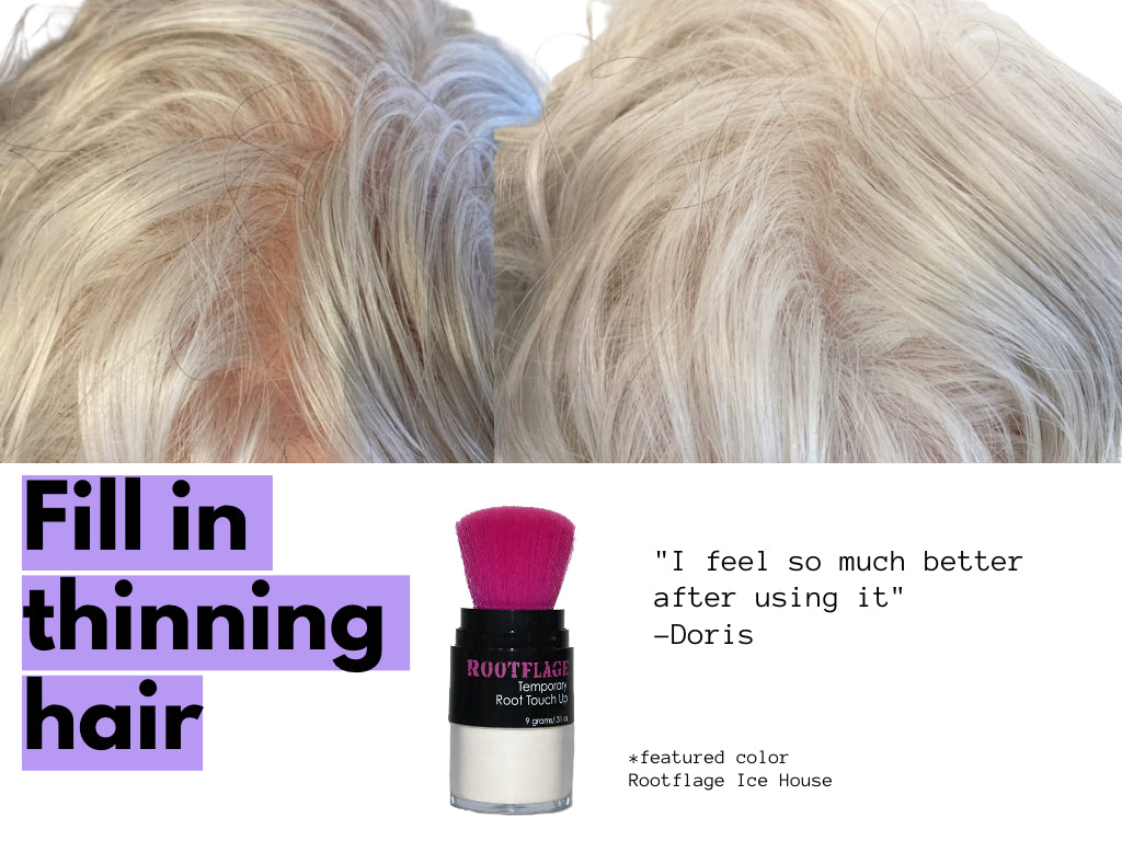 Ice House Rootflage Root Touch Up Platinum Blonde  (works on blonde or golden hair) - Rootflage